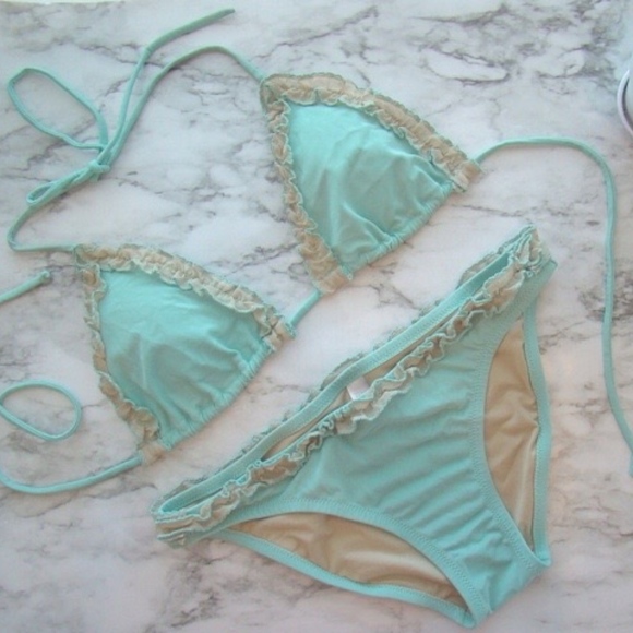 Victoria's Secret Other - Victoria Secret Small Teal Bikini Set